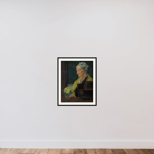 Ane Marie Rohde, f. Schmidt, kunstnerens moder framed — shown to scale