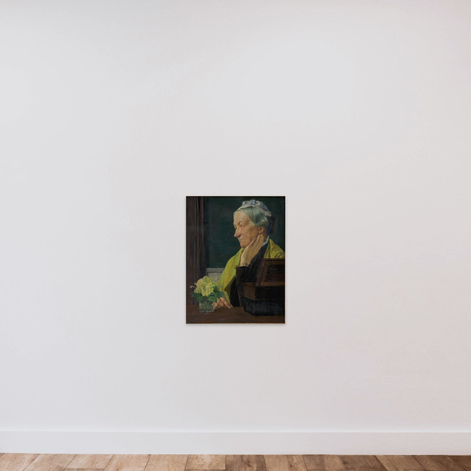 Ane Marie Rohde, f. Schmidt, kunstnerens moder unframed — shown to scale