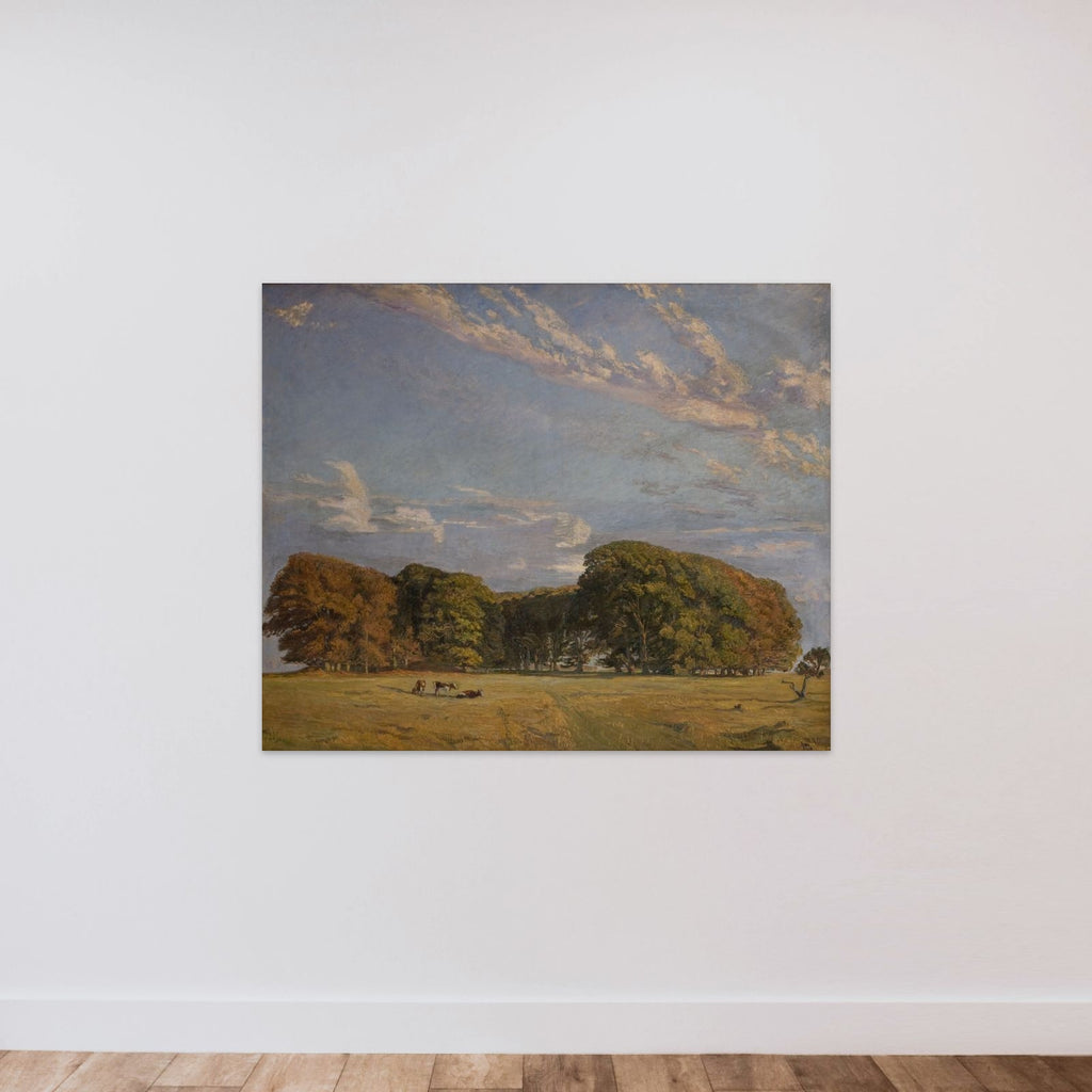 Eremitagesletten unframed — shown to scale