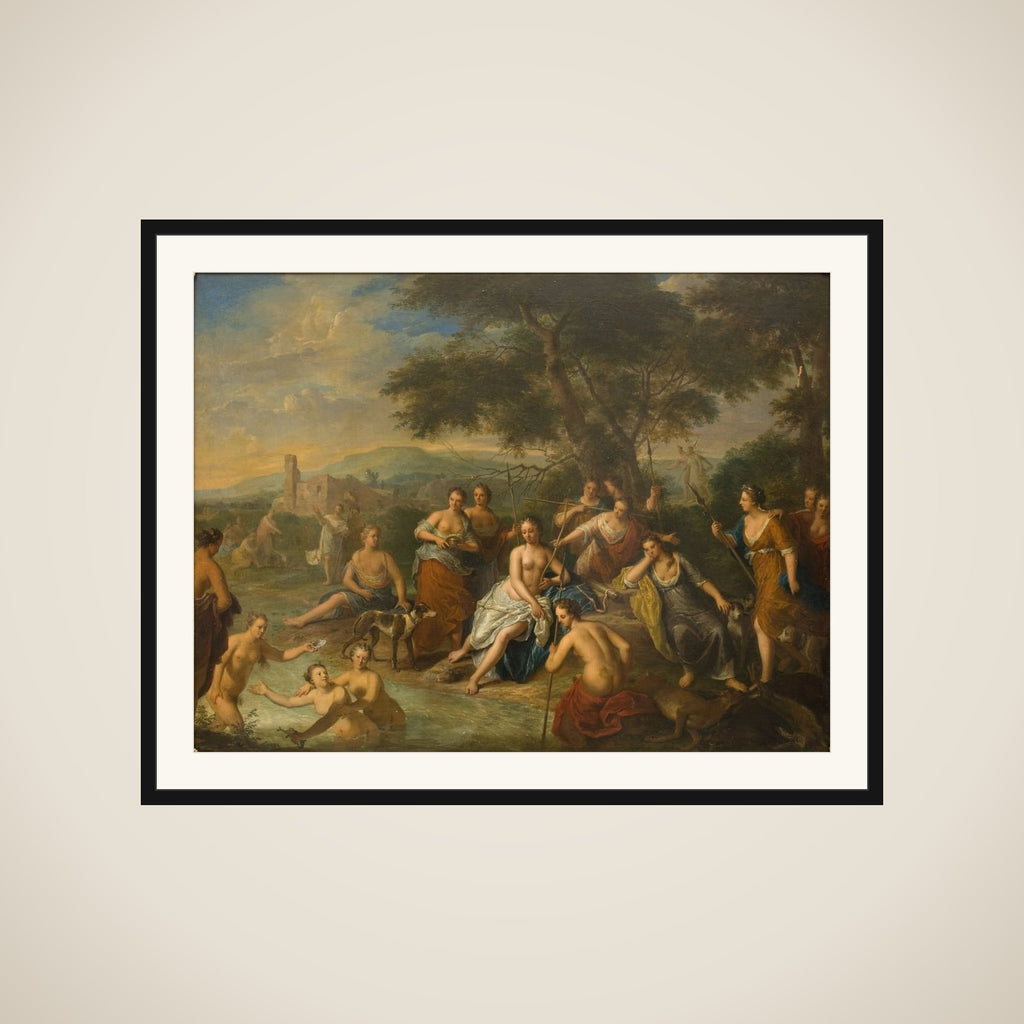 Diana med sine nymfer framed
