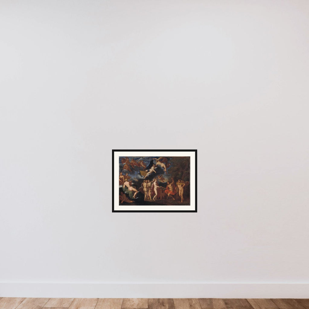 Paris giver Venus æblet framed — shown to scale