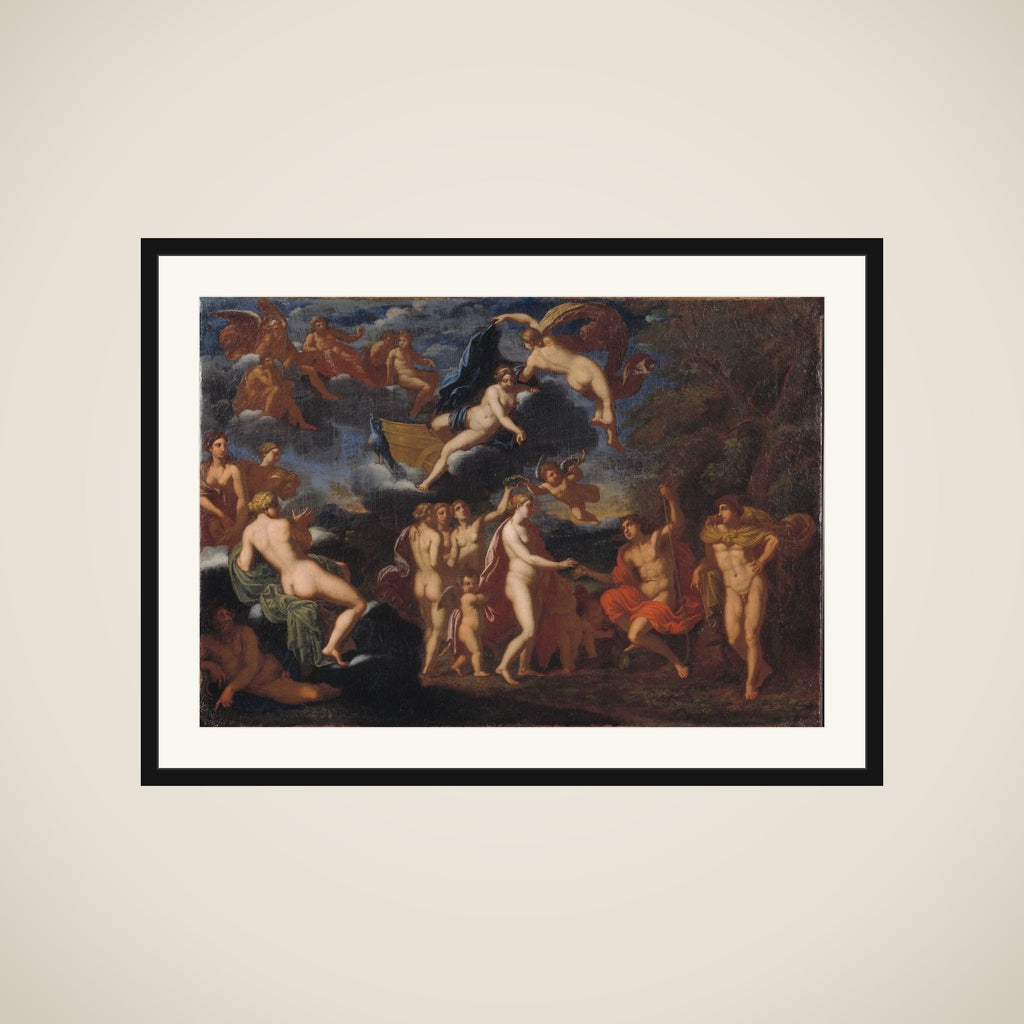 Paris giver Venus æblet framed