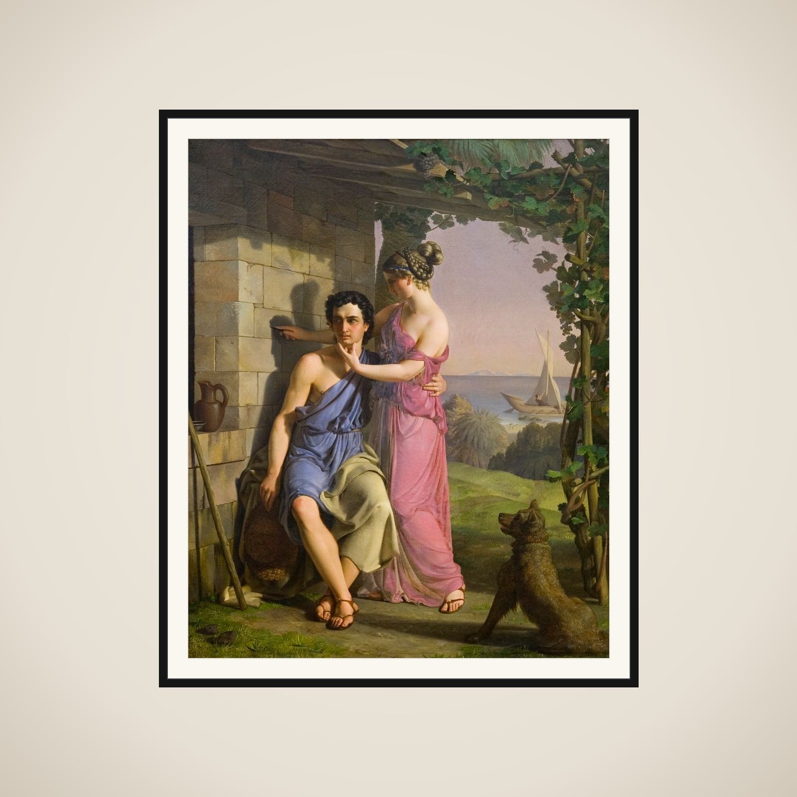 Malerkunstens oprindelse framed