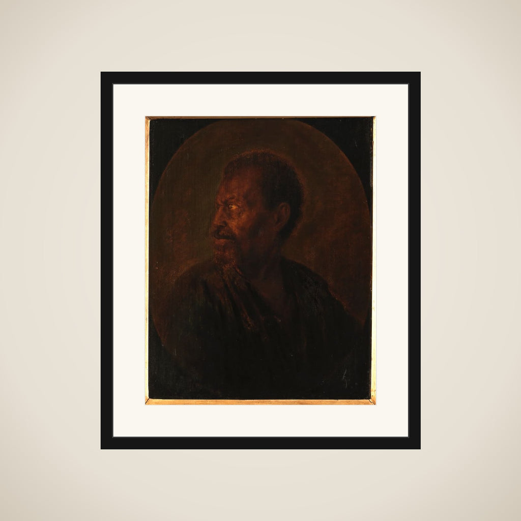 Hoved af en afrikaner framed