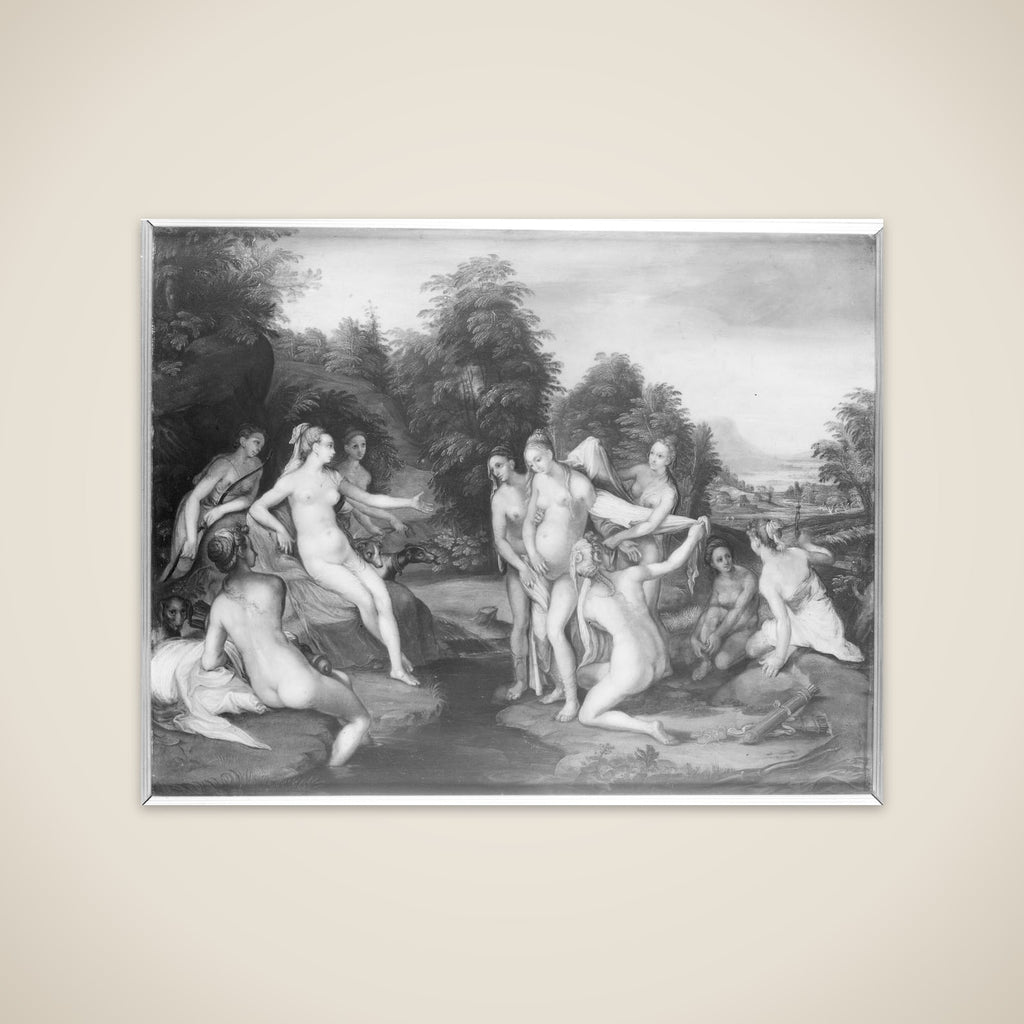 Diana og Kallisto unframed print