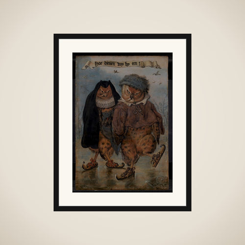 "Hvor vi passer sammen" framed