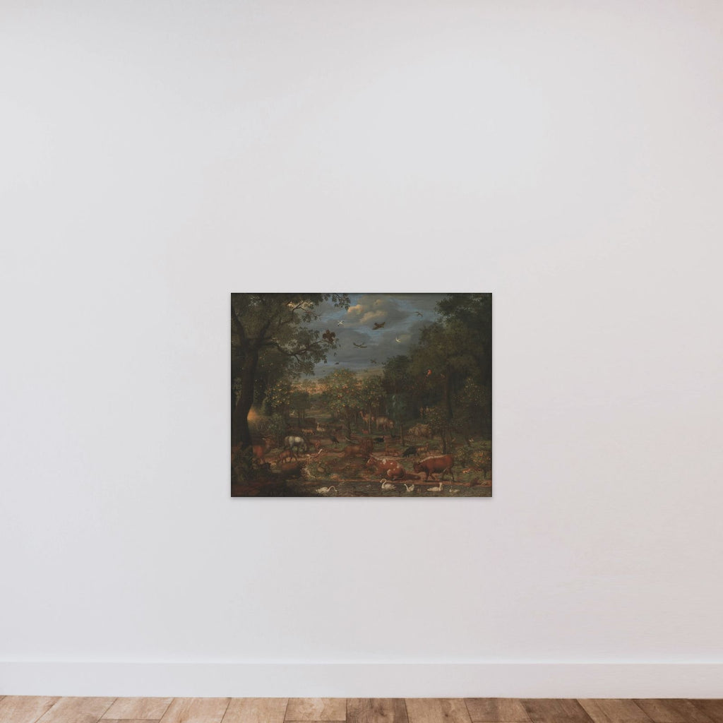 Paradisets have før syndefaldet unframed — shown to scale