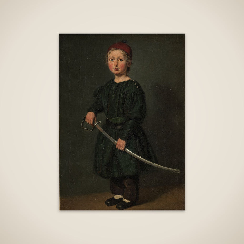 Drengeportræt. En af kunstnerens sønner unframed print