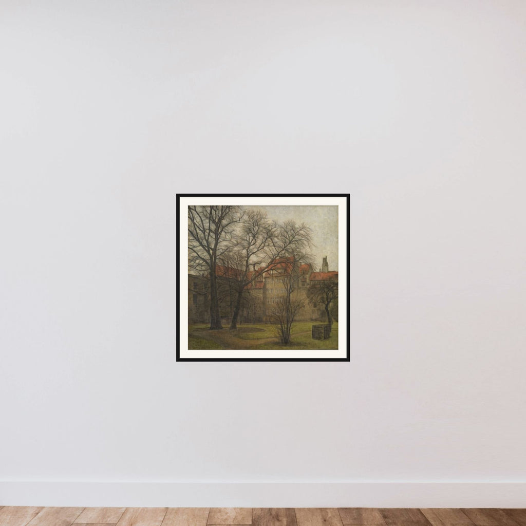 Haven ved Prinsens Palæ framed — shown to scale