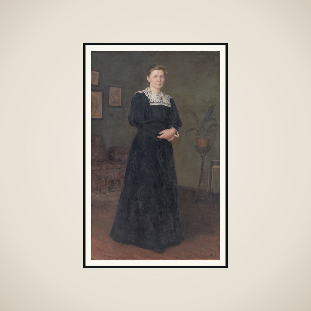 Malerinden Ane Marie Hansen framed