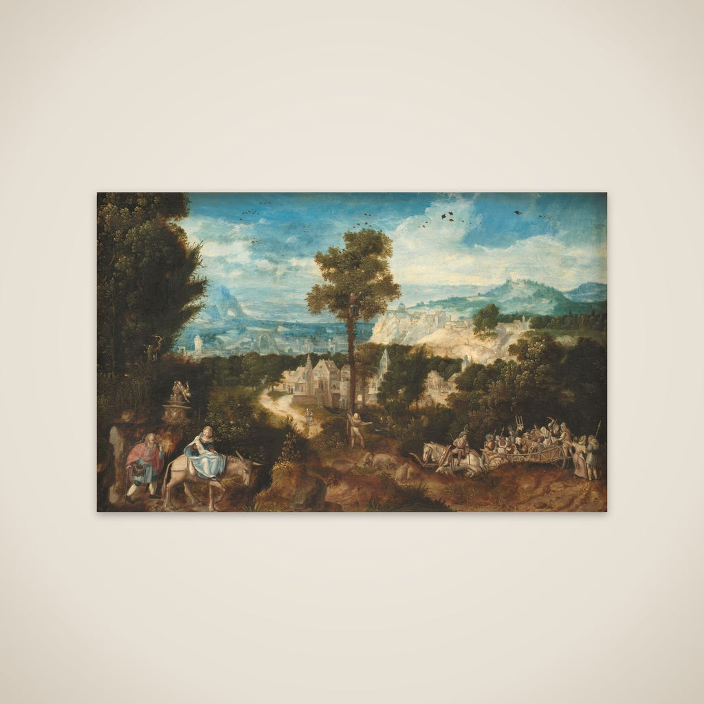 Landskab med flugten til Ægypten unframed print