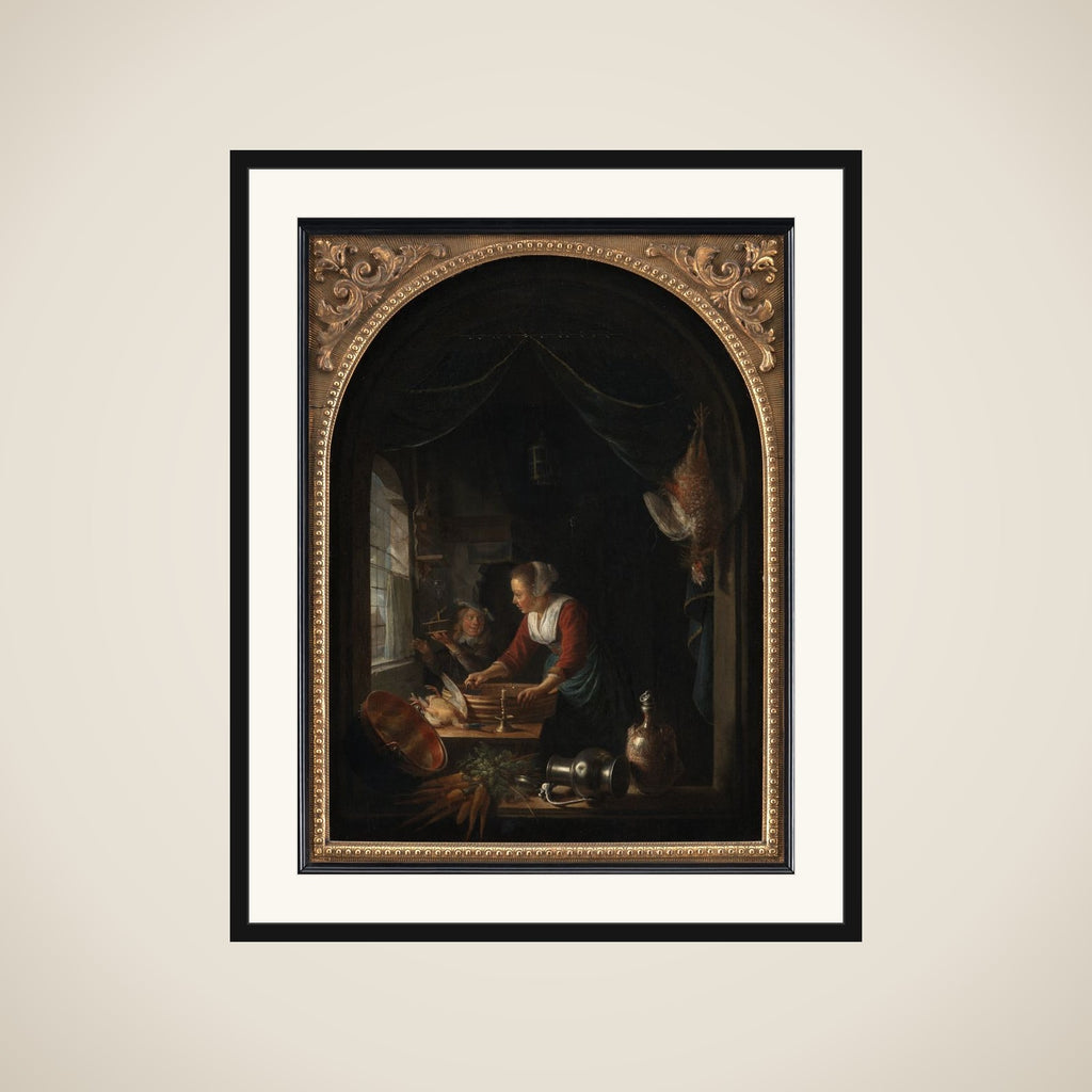 Køkkenscene framed