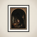 Køkkenscene framed
