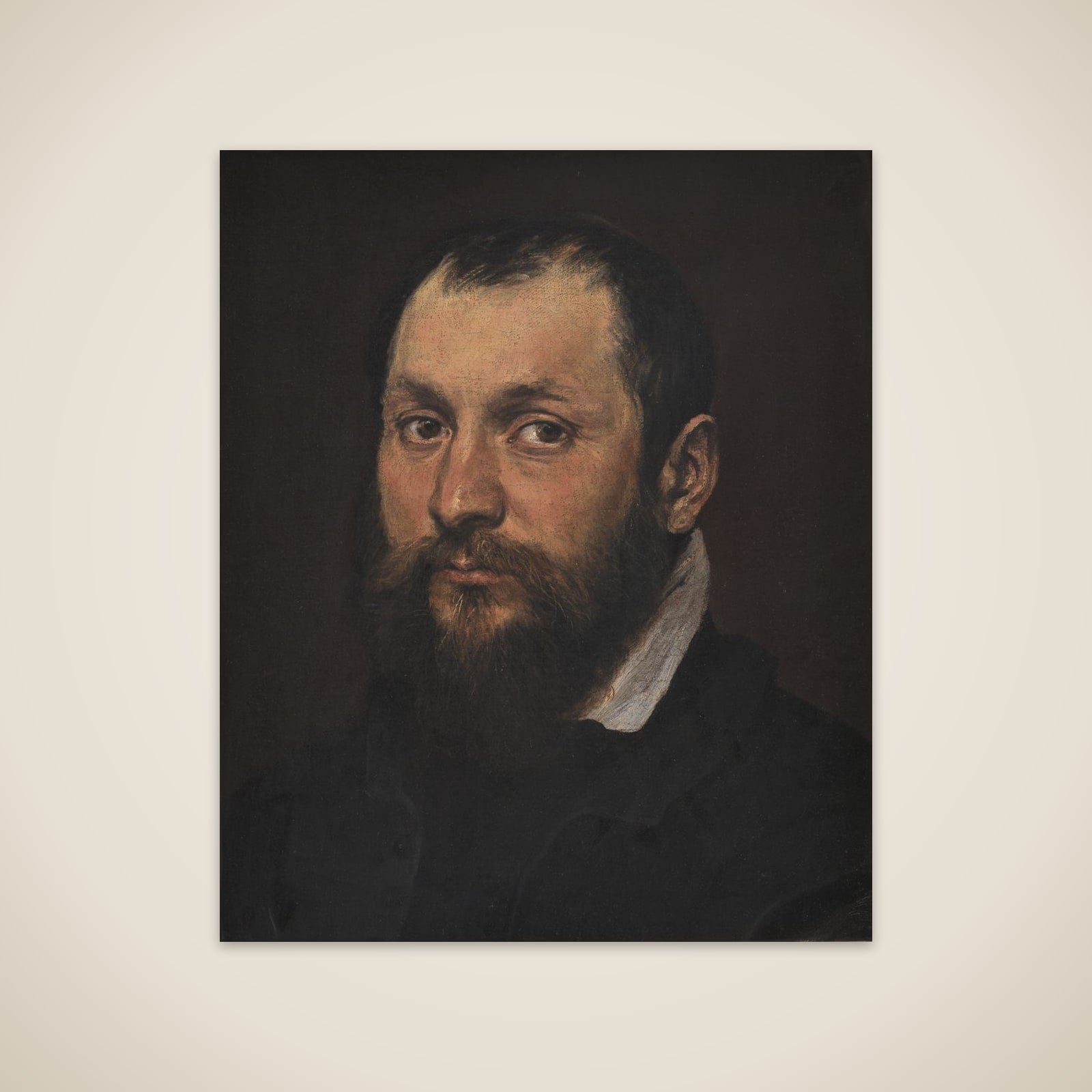 Mandsportræt unframed print