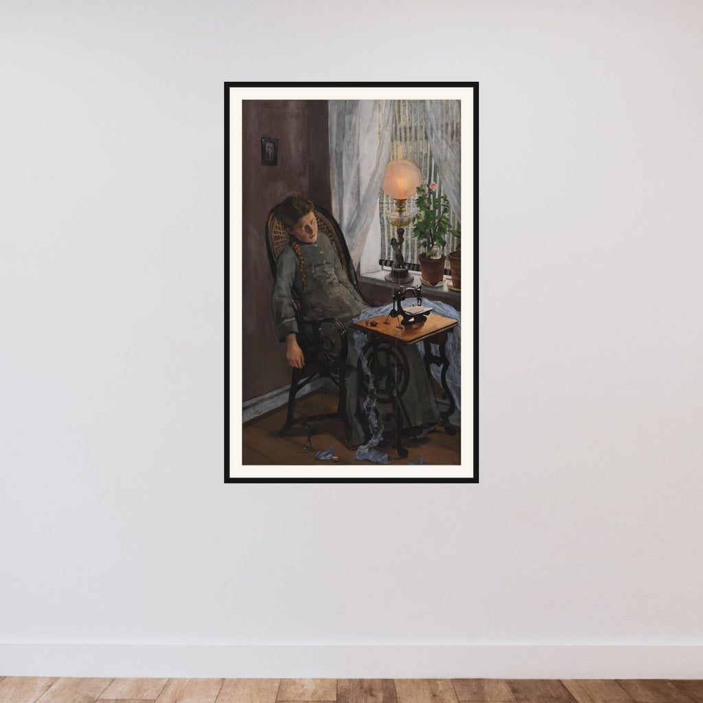 Sypigen framed — shown to scale