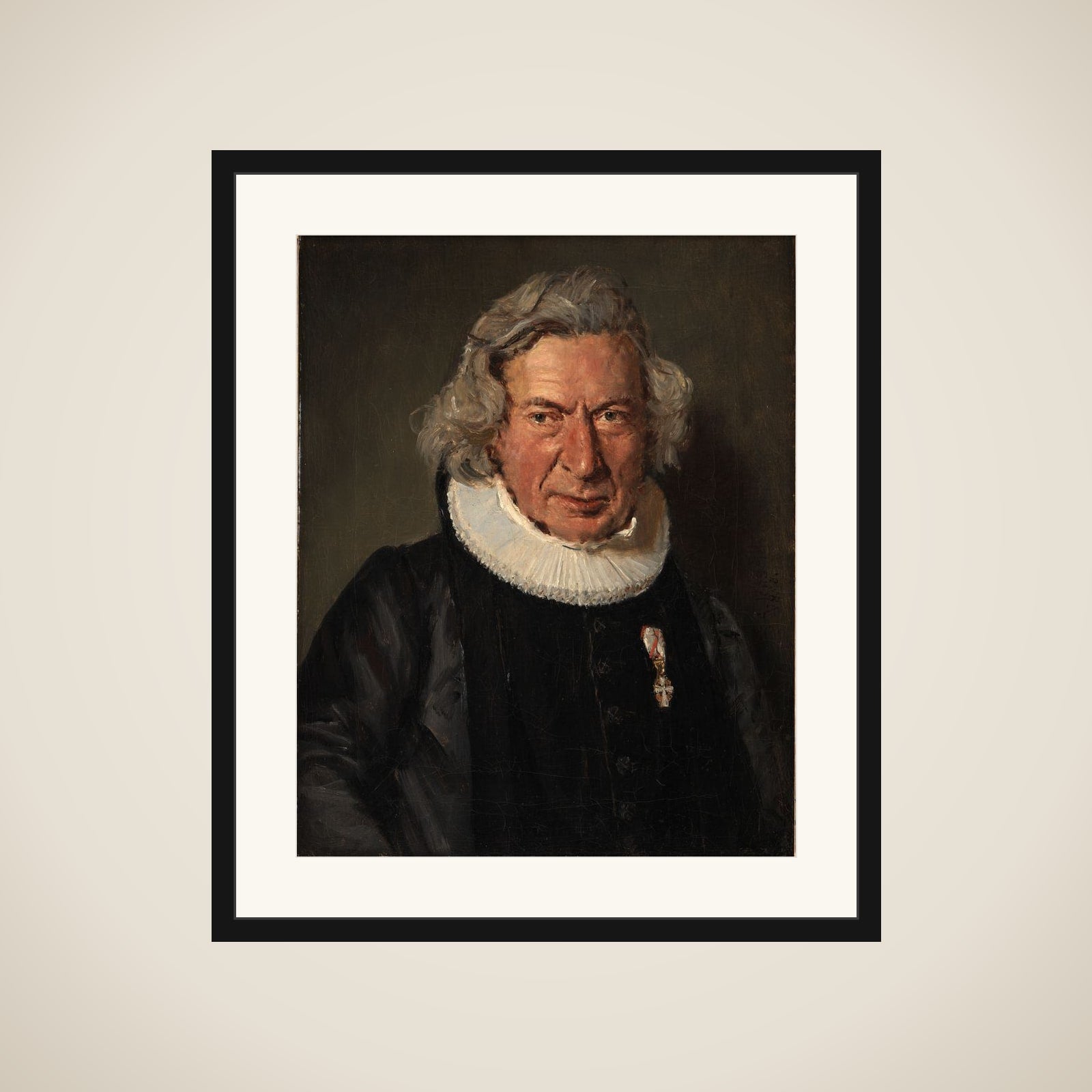 Teologen Andreas Gottlob Rudelbach framed