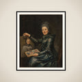Portræt af kunstnerens datter Elisabeth, gift Lampe framed