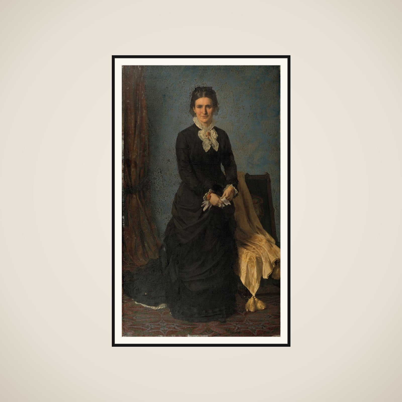 Kammerherreinde Caroline Amalie Meldahl, f. Ræder framed