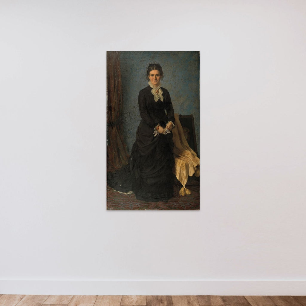 Kammerherreinde Caroline Amalie Meldahl, f. Ræder unframed — shown to scale