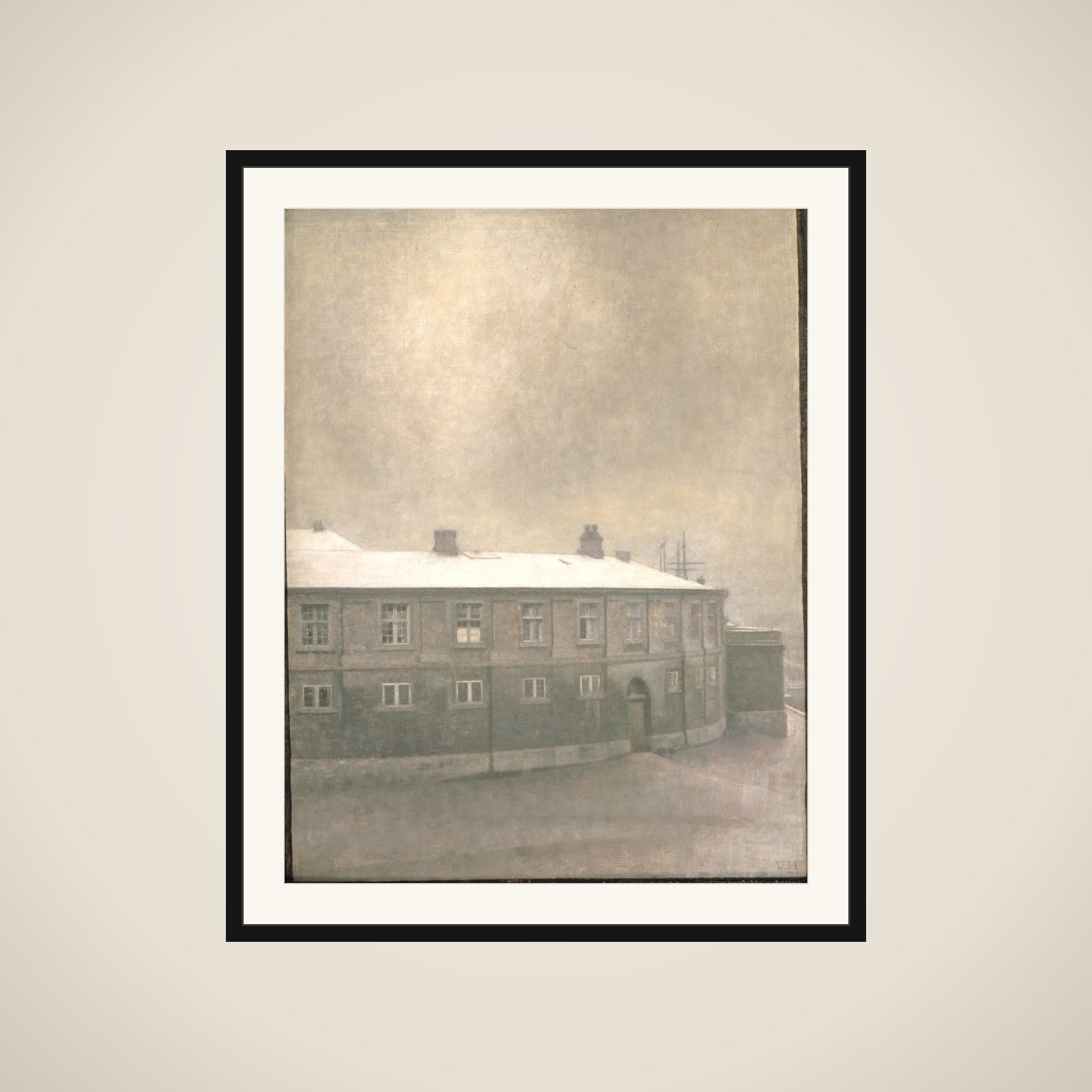 Fra det gamle Christiansborg framed