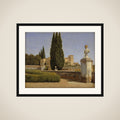 Parti i Villa Albanis have. Rom framed