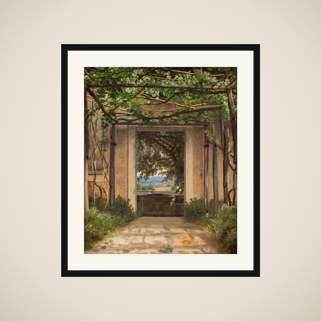 En pergola framed