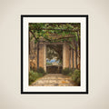 En pergola framed