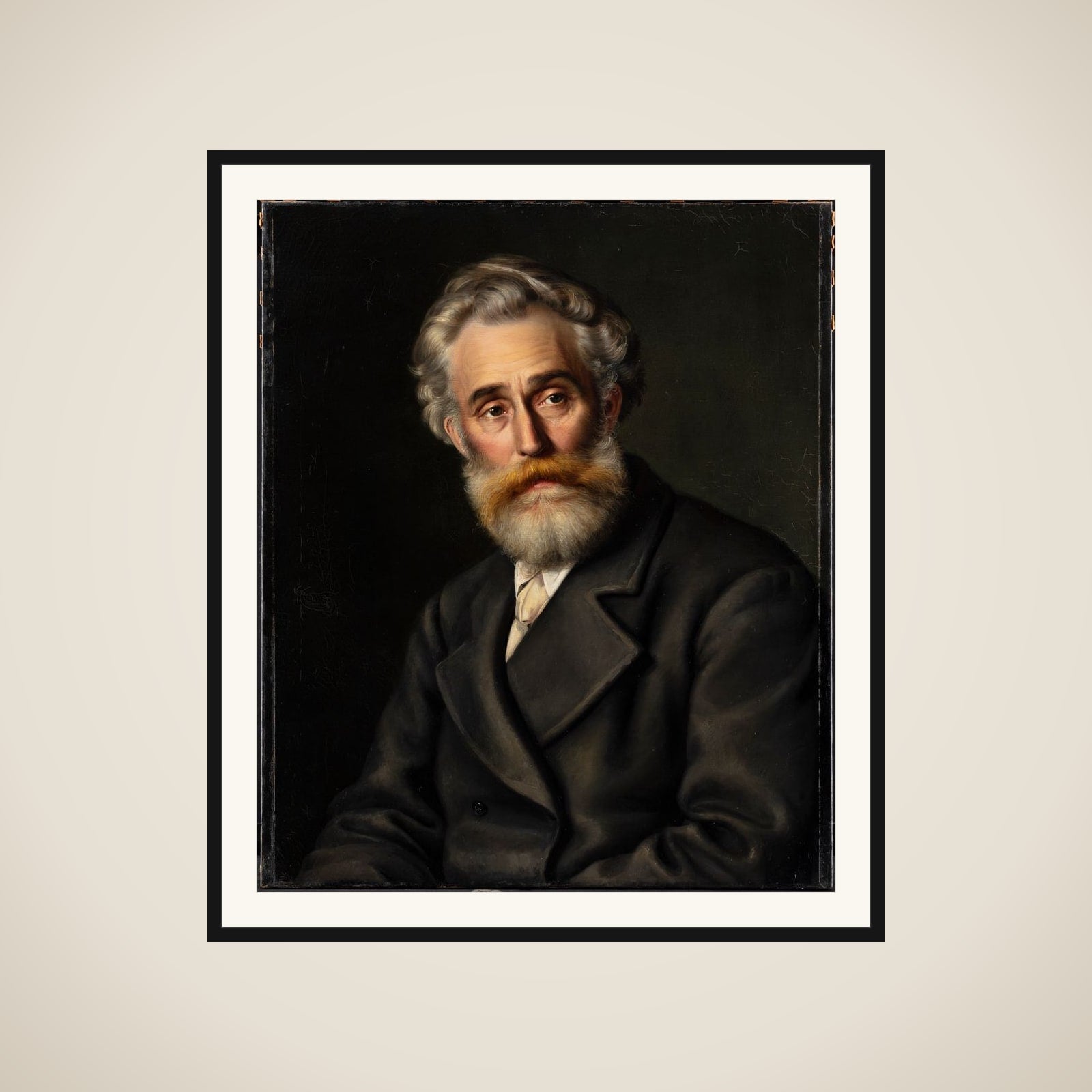 Maleren Vilhelm Kyhn framed