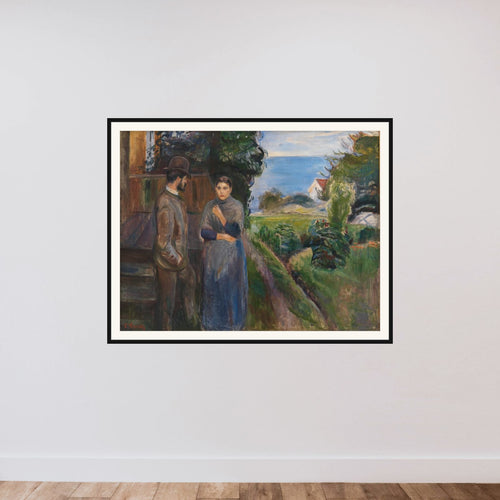 Aftenpassiar framed — shown to scale