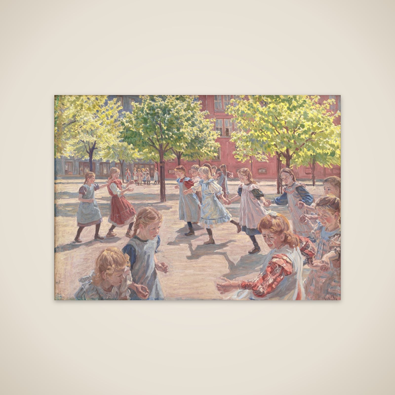 Legende børn. Enghave Plads unframed print