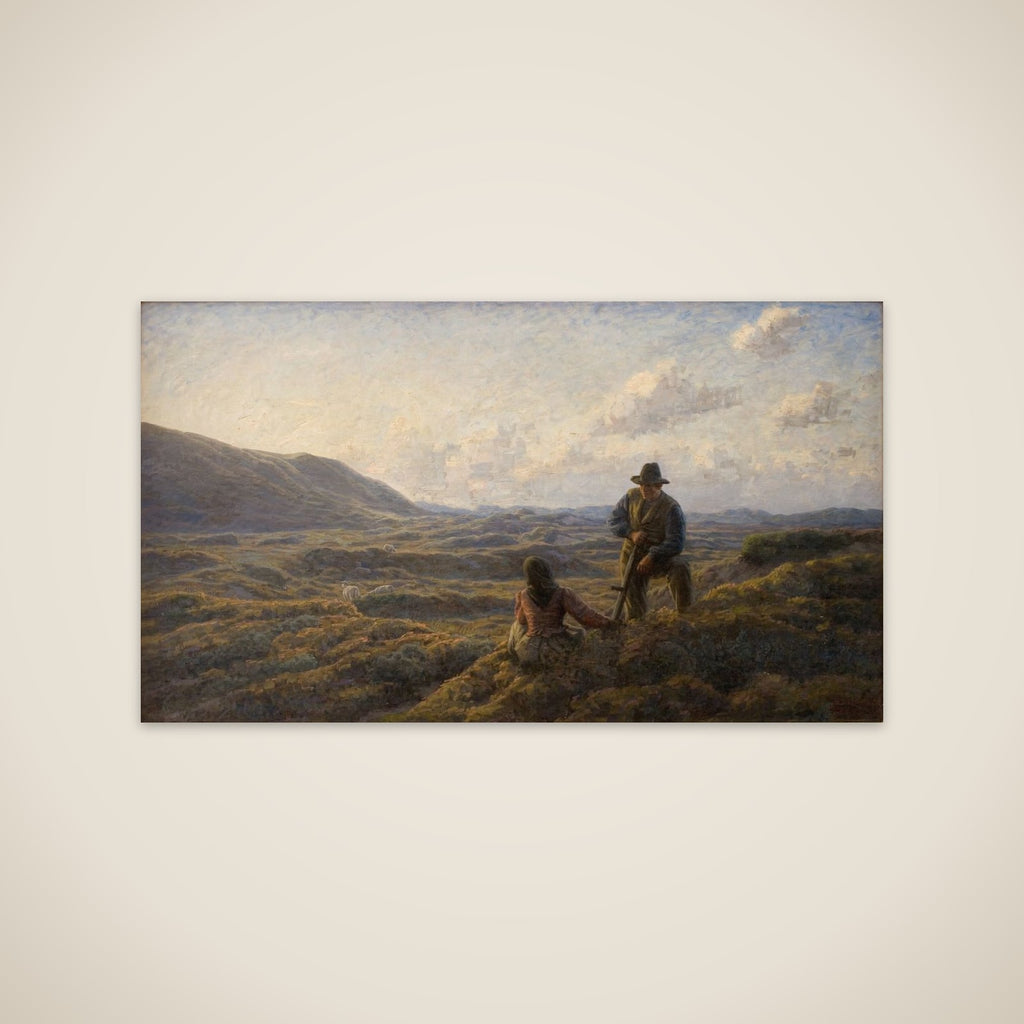 Idyl på heden unframed print