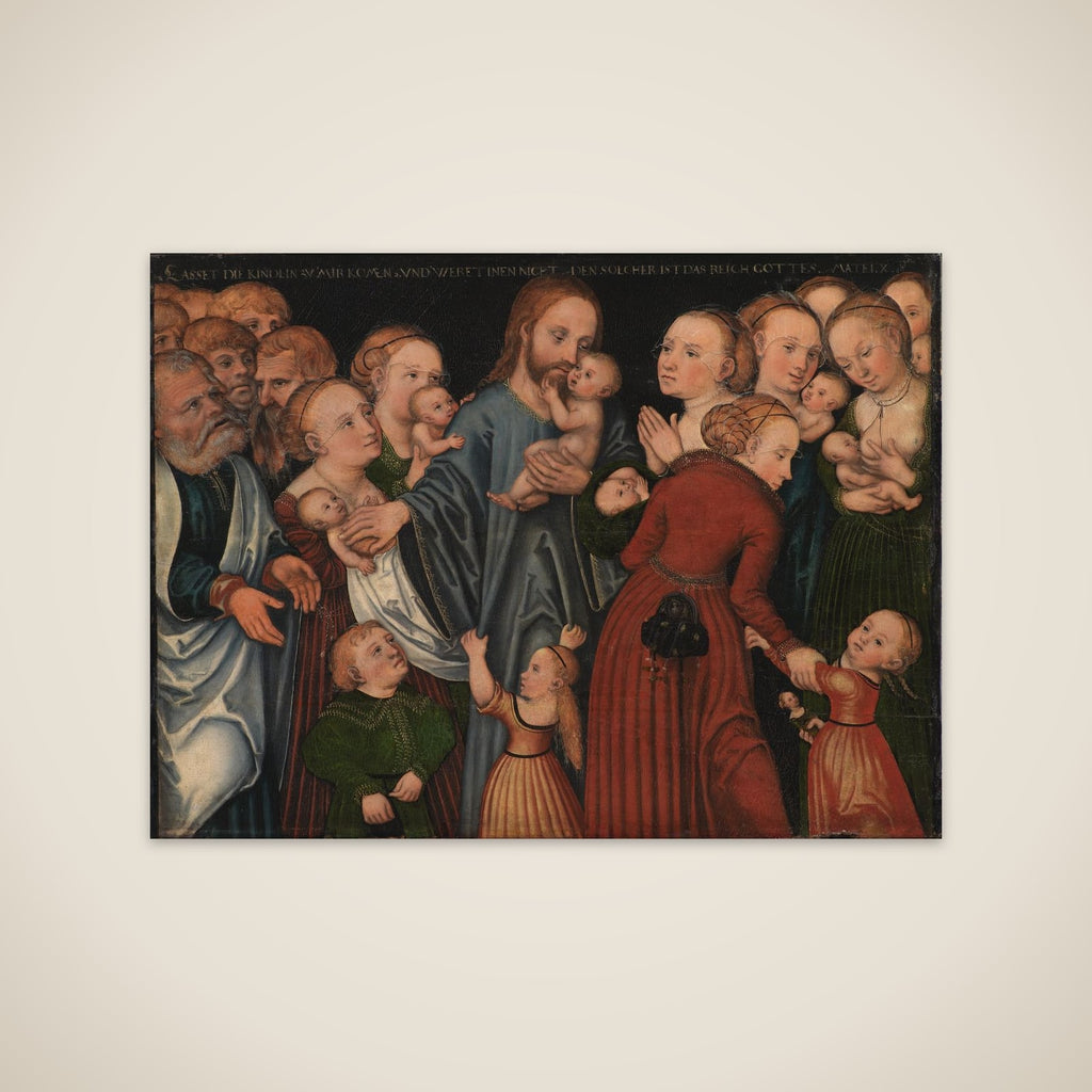 Kristus velsigner børnene unframed print