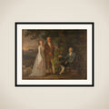 Det Rybergske familiebillede. Skitse framed