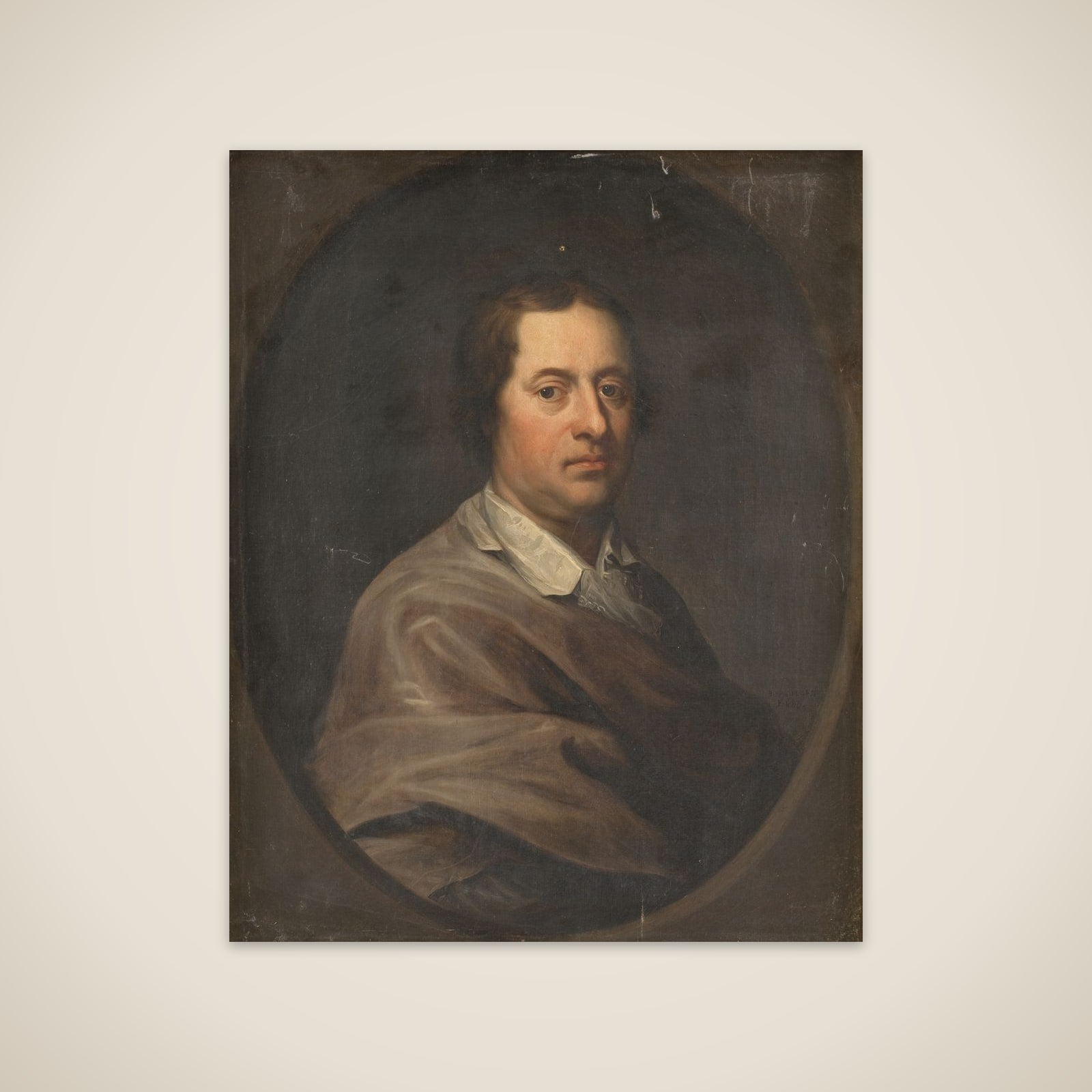 Mandsportræt unframed print