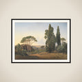 Udsigt fra Hadrians villa ved Tivoli framed