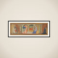 Skt. Benedikt - Bebudelsen - En knælende nonne framed