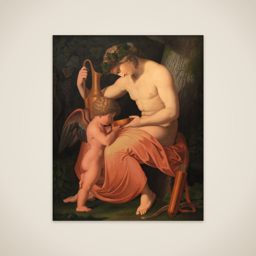 Bacchus og Amor unframed print