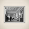 Thorvaldsens atelier på Charlottenborg framed