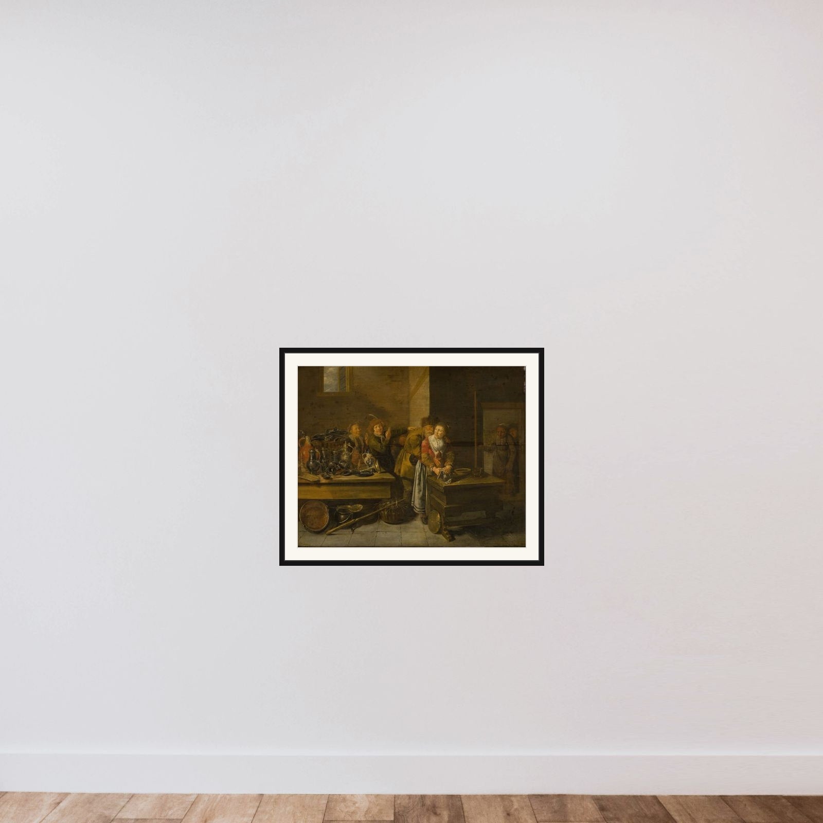 Et umage par framed — shown to scale