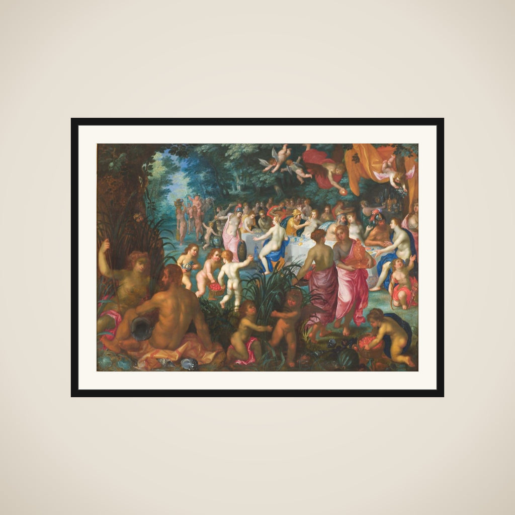 Peleus og Thetis' bryllup framed