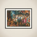 Peleus og Thetis' bryllup framed