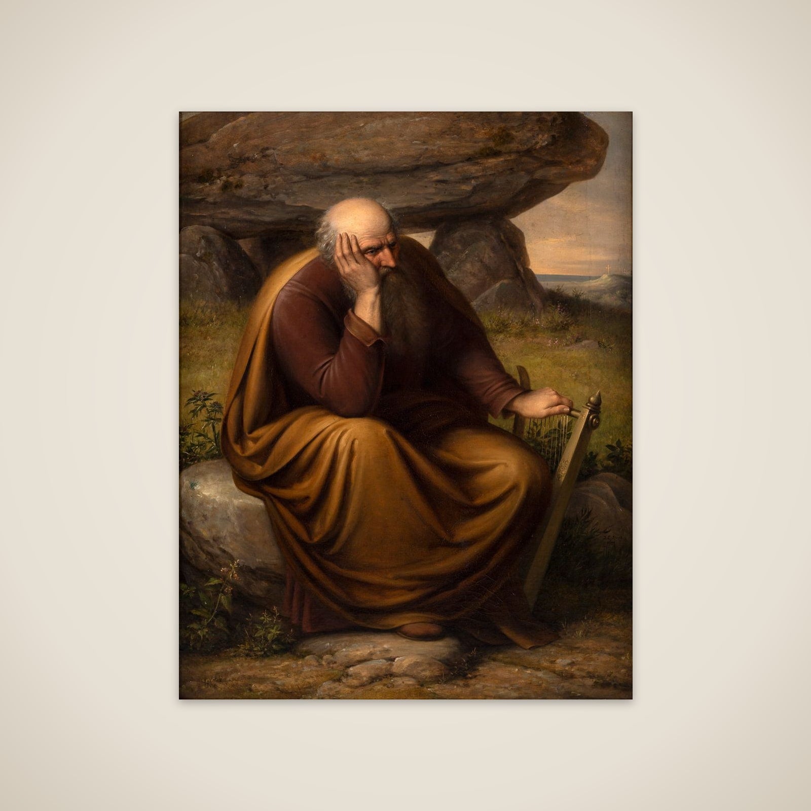 Den sidste skjald unframed print