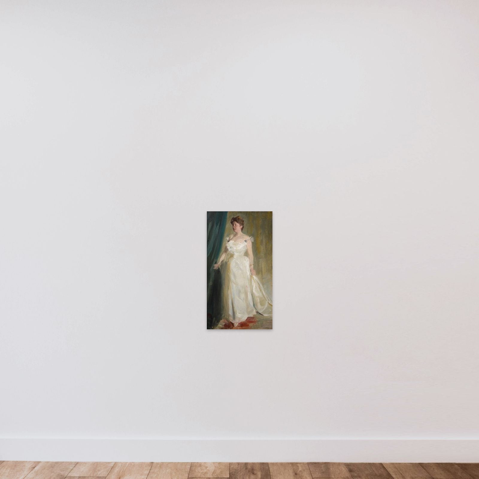 Portræt af lensgrevinde Lillie Suzanne Raben-Levetzau unframed — shown to scale