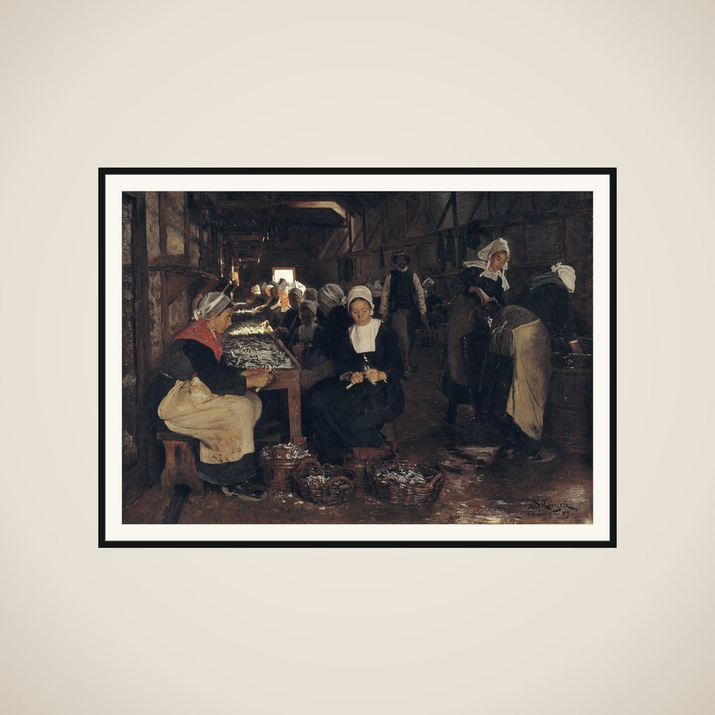Et sardineri i Concarneau framed