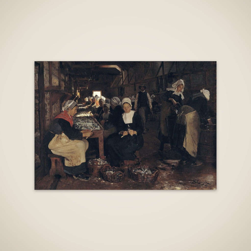 Et sardineri i Concarneau unframed print