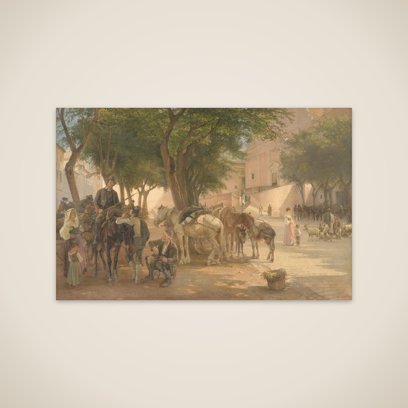 Ved Capucinerklostret i Rom unframed print