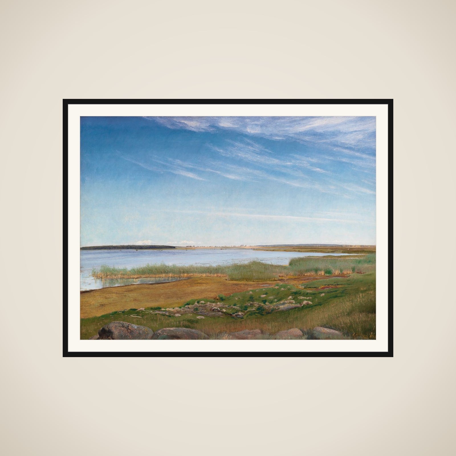 Fjorden ved Karrebæksminde framed