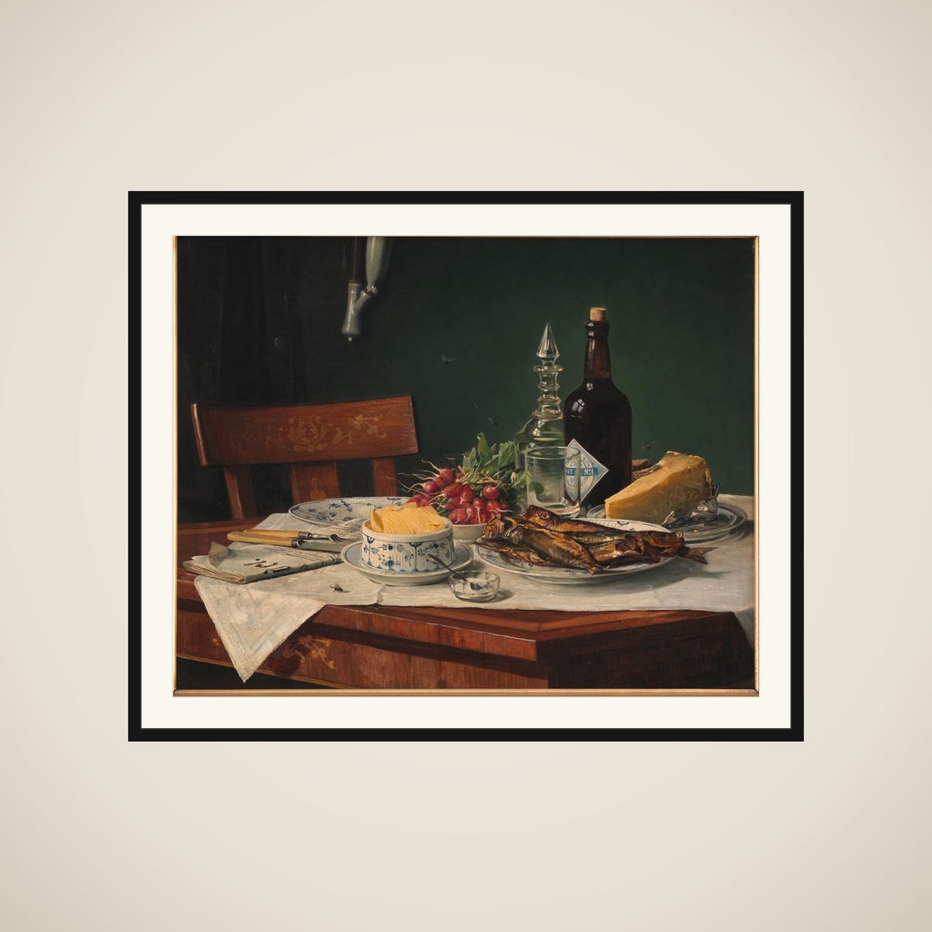 Et frokostbord framed