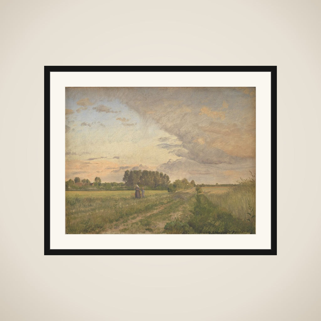 Sommerlandskab framed