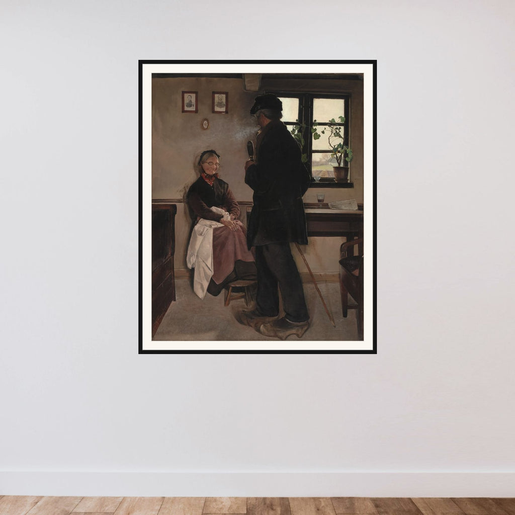 Husmandsfolk. Enø framed — shown to scale